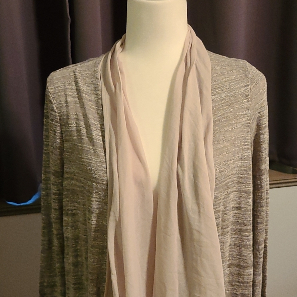 Anthropologie NWT Long Sweater With Scarf - Ladies Medium - Picture 6 of 11